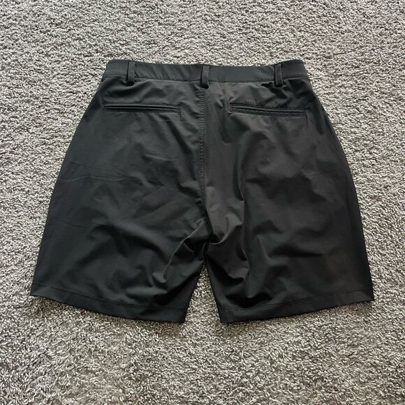 Redvanly Hanover Shorts Pull On Performance Stretch Golf Black Mens M 8” - Picture 2 of 7